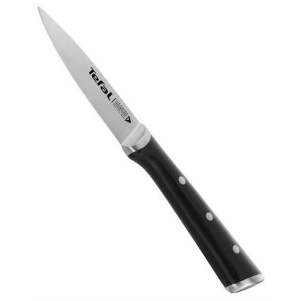 Tefal - Nerūdijančio plieno raižybos peilis ICE FORCE 9 cm blizgus chromas/juoda