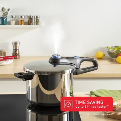 Tefal - Rinkinys slėginių puodų 4/6 l SECURE TRENDY iš nerūdijančio plieno