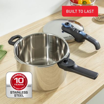 Tefal - Rinkinys slėginių puodų 4/6 l SECURE TRENDY iš nerūdijančio plieno