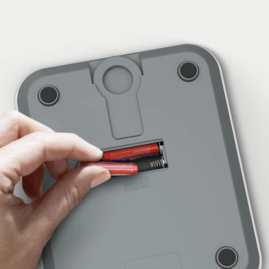 Tefal - Virtuvės svarstyklės OPTISS 2xAAA pilkos spalvos