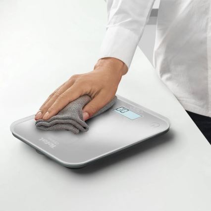 Tefal - Virtuvės svarstyklės OPTISS 2xAAA pilkos spalvos