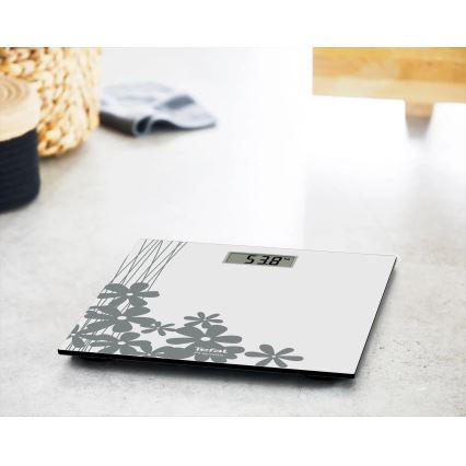 Tefal - Skaitmeninės asmeninės svarstyklės PREMISS 1xCR2032 pilka