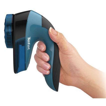 Tefal - Pūkelių valiklis LINT 2xAA juoda/mėlyna