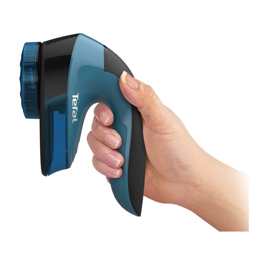 Tefal - Pūkelių valiklis LINT 2xAA juoda/mėlyna