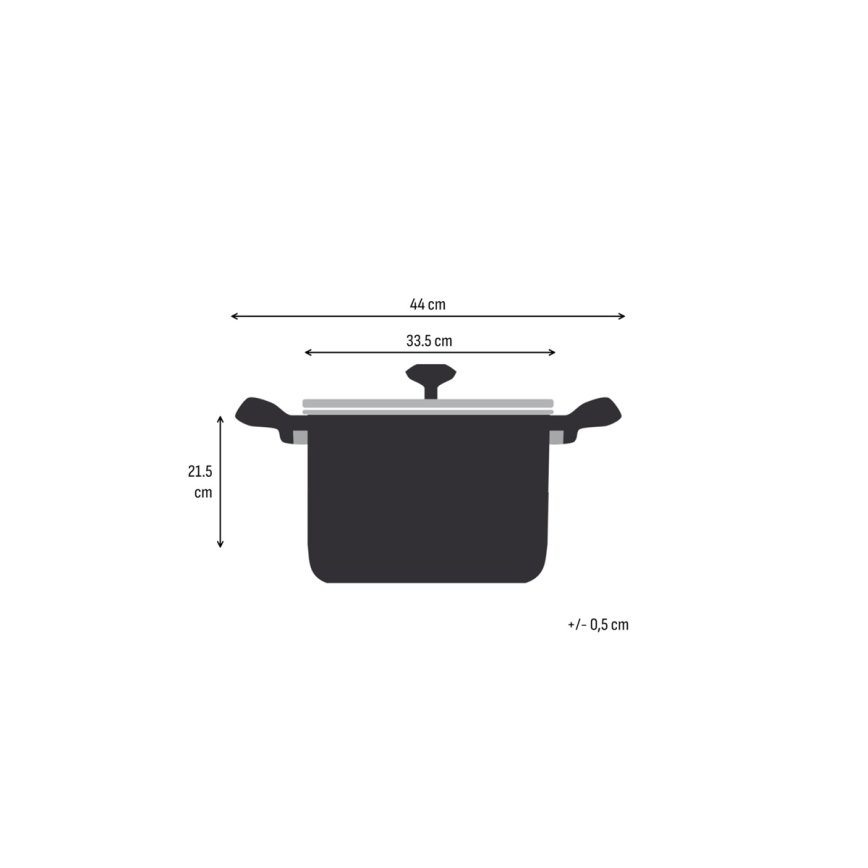 Tefal - Puodas su dangčiu EMOTION+ XL 32 cm