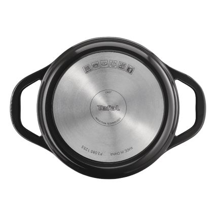 Tefal - Puodas su dangteliu AIR 20 cm antracitas