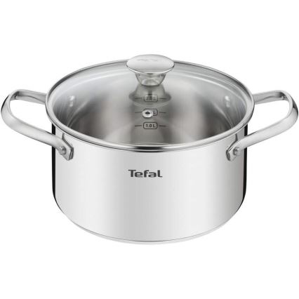 Tefal - Puodų komplektas 10 vnt. COOK EAT nerūdijantis