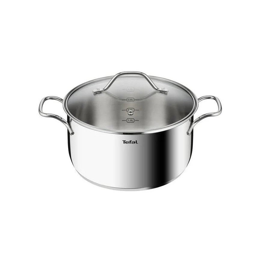 Tefal - Puodų komplektas 10 vnt. INTUITION nerūdijantis