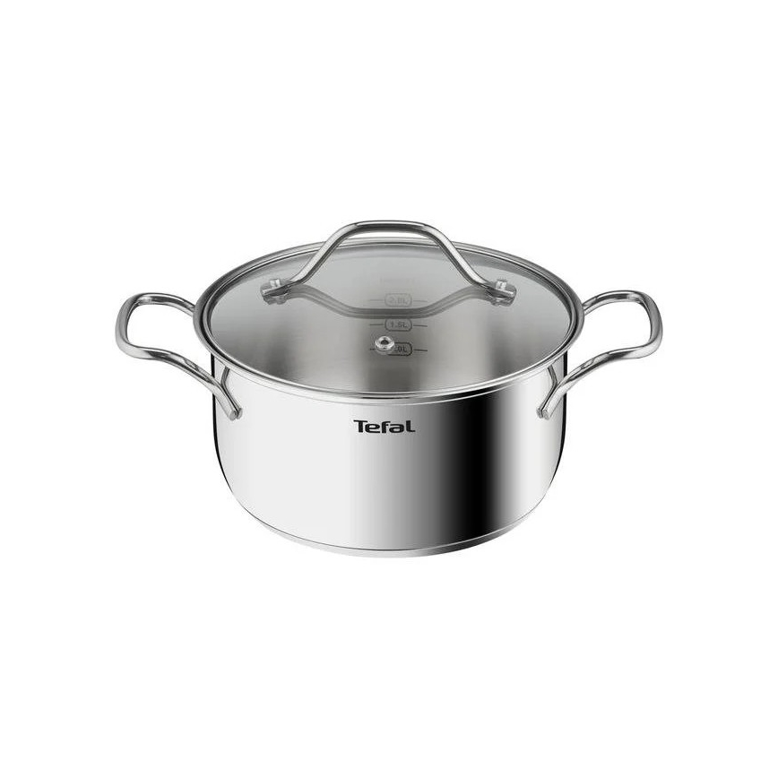 Tefal - Puodų komplektas 10 vnt. INTUITION nerūdijantis