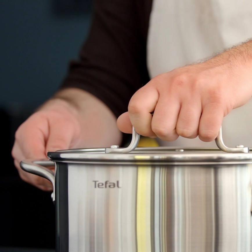 Tefal - Puodų komplektas 10 vnt. VIRTUOSO nerūdijantis