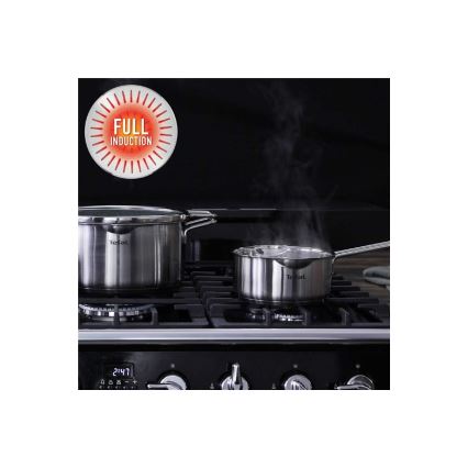 Tefal - Puodų rinkinys, 10 vnt NORDICA iš nerūdijančio plieno