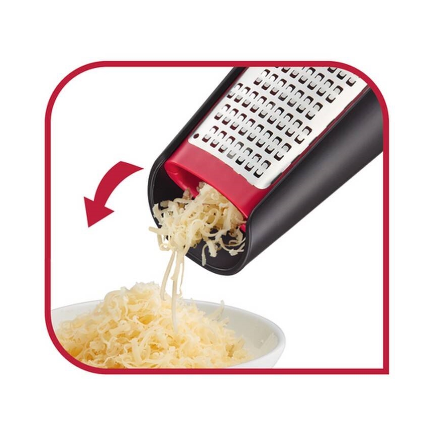 Tefal - Rankinė dvipusė trintuvė INGENIO nerūdijantis/juoda