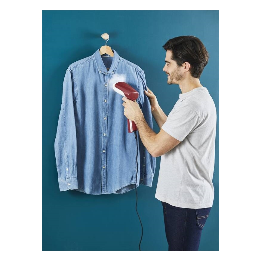 Tefal - Rankinis drabužių garintuvas ACCESS STEAM FIRST 1300W/230V vyno spalvos