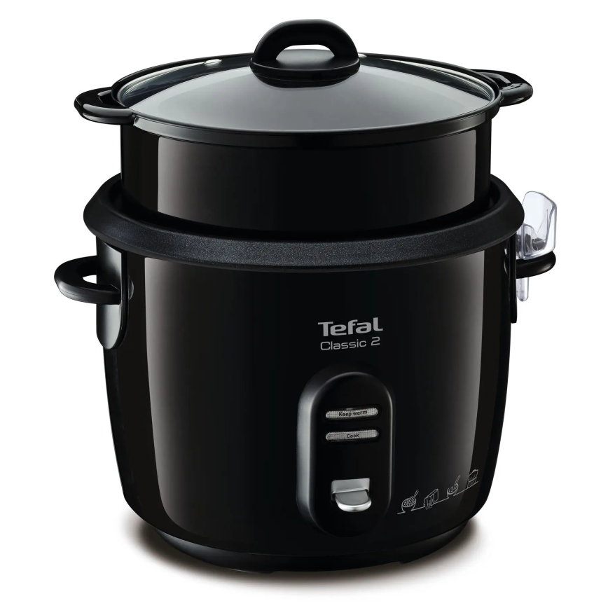 Tefal - Ryžių viryklė CLASSIC 600W/230V 5 l juoda