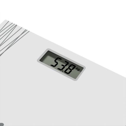 Tefal - Skaitmeninės asmeninės svarstyklės PREMISS 1xCR2032 pilka