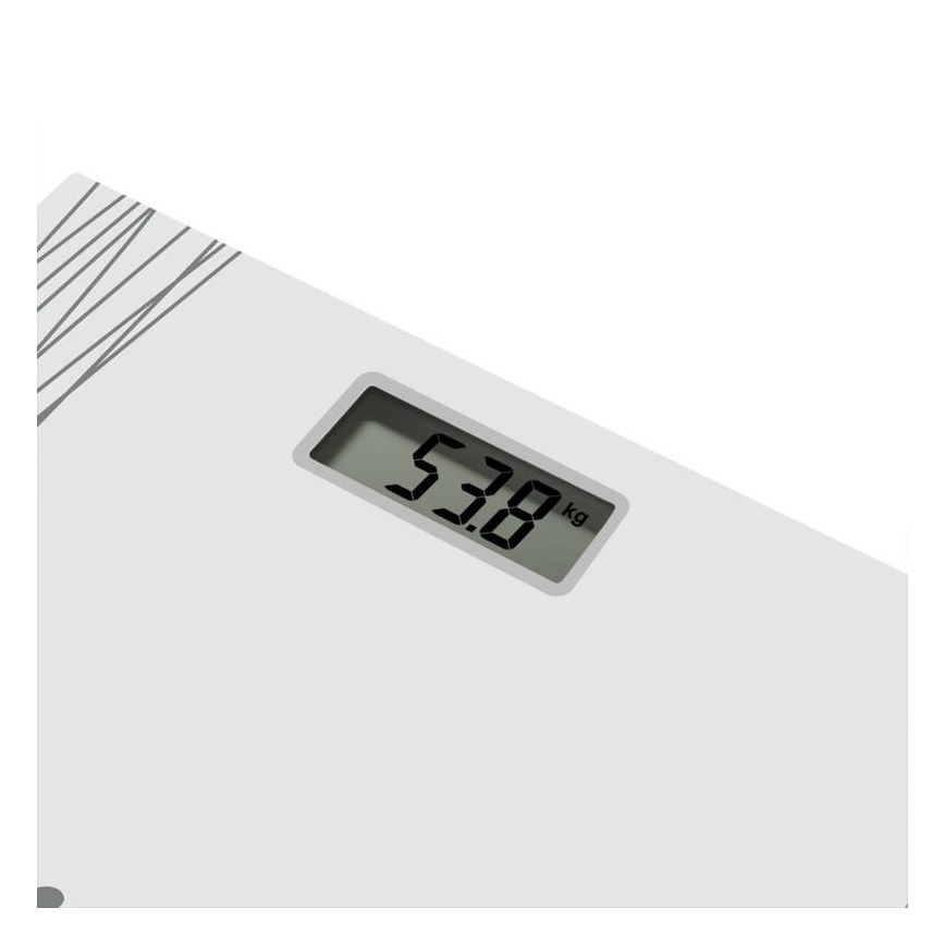Tefal - Skaitmeninės asmeninės svarstyklės PREMISS 1xCR2032 pilka