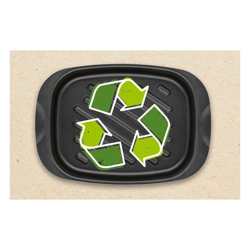 Tefal - Skrudinimo keptuvė LA RECYCLE 27x39 cm juoda