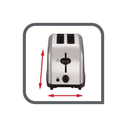 Tefal - Skrudintuvas su dviem skylutėmis ULTRA MINI 700W/230V matinis chromas