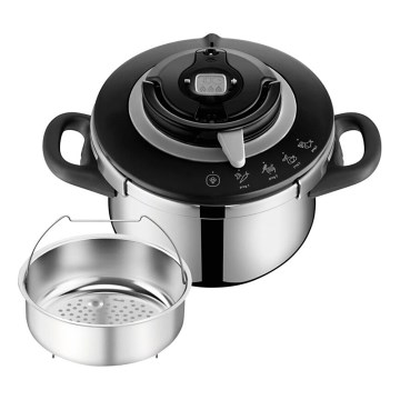 Tefal - Slėginė viryklė 4,5 l CLIPSO+ CHEF nerūdijantis
