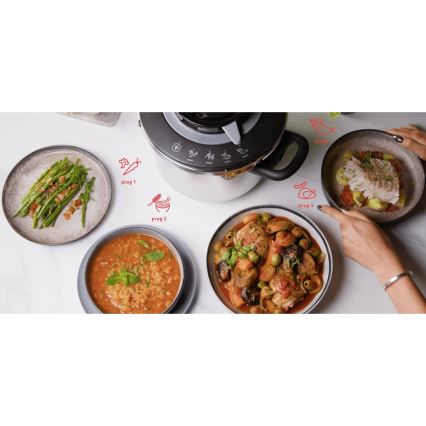 Tefal - Slėginė viryklė 4,5 l CLIPSO+ CHEF nerūdijantis