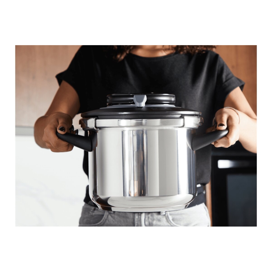 Tefal - Slėginė viryklė 4,5 l CLIPSO+ CHEF nerūdijantis