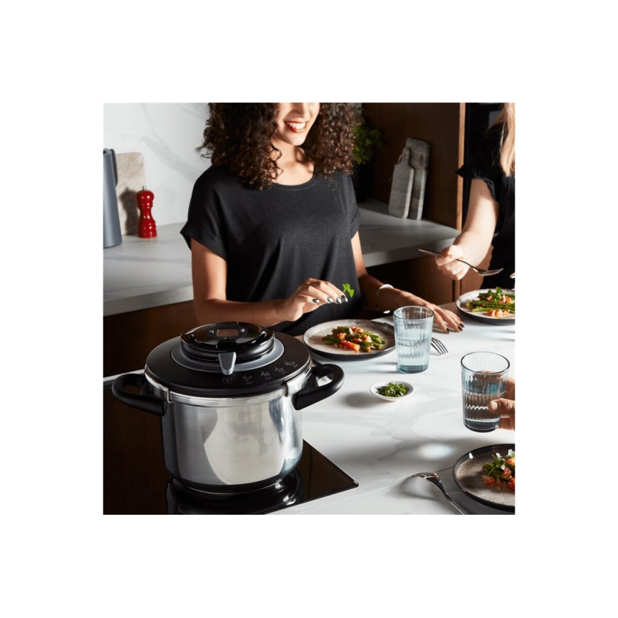 Tefal - Slėginė viryklė 4,5 l CLIPSO+ CHEF nerūdijantis