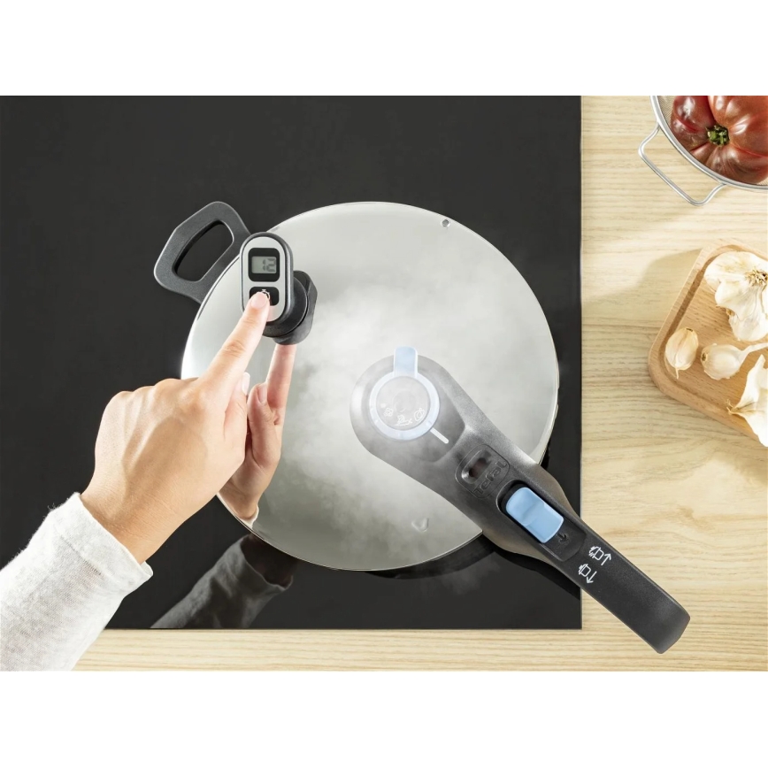 Tefal - Slėginė viryklė 4 l SECURE TRENDY nerūdijantis