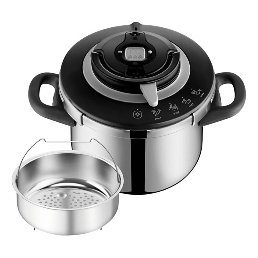 Tefal - Slėginė viryklė 6 l CLIPSO+ CHEF nerūdijantis