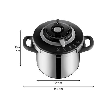 Tefal - Slėginė viryklė 8 l CLIPSO+ CHEF nerūdijantis