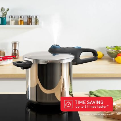 Tefal - Slėginė viryklė 8 l SECURE TRENDY nerūdijantis