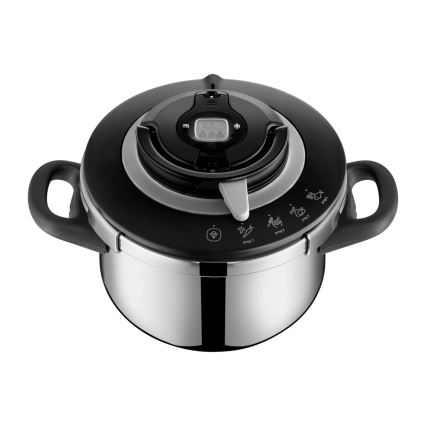 Tefal - Slėginis puodas 4,5 l CLIPSO+ CHEF nerūdijančio plieno