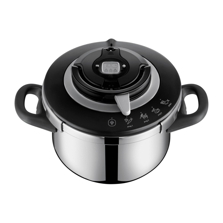 Tefal - Slėginis puodas 4,5 l CLIPSO+ CHEF nerūdijančio plieno