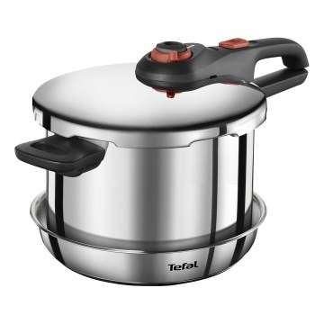 Tefal - Slėginis puodas 6 l SECURE TRENDY + 5 dalių rinkinys INGENIO EMOTION