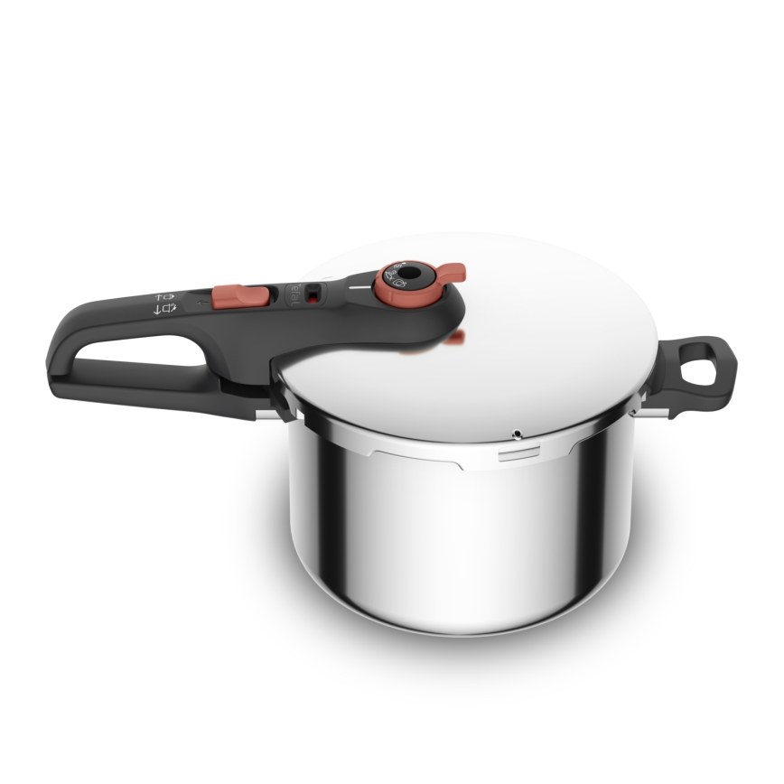 Tefal - Slėginis puodas 6 l SECURE TRENDY + 5 dalių rinkinys INGENIO EMOTION
