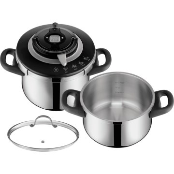 Tefal - Slėginių puodų rinkinys 4,5/6 l CLIPSO+ CHEF