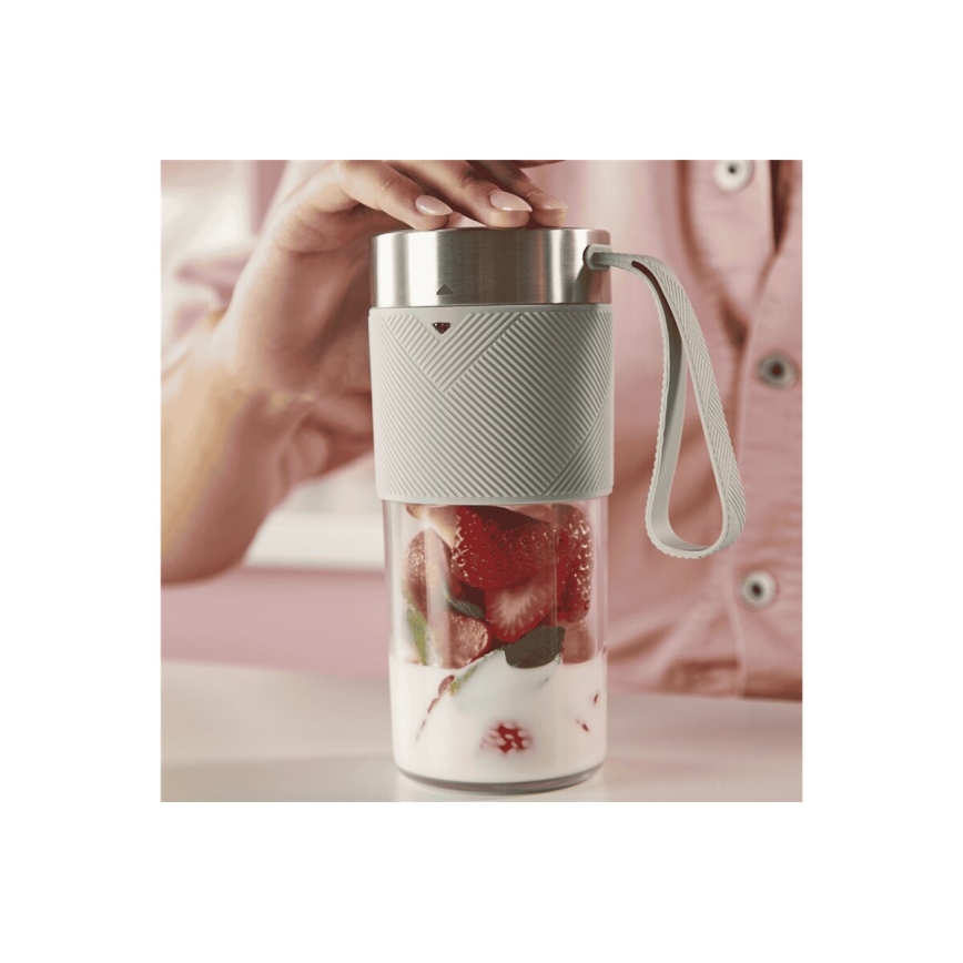 Tefal - Smoothie blenderis BLENDFORCE 50W/5V 1200 mAh Mėtinė