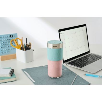 Tefal - Smoothie blenderis BLENDFORCE 50W/5V 1200 mAh Mėtinė