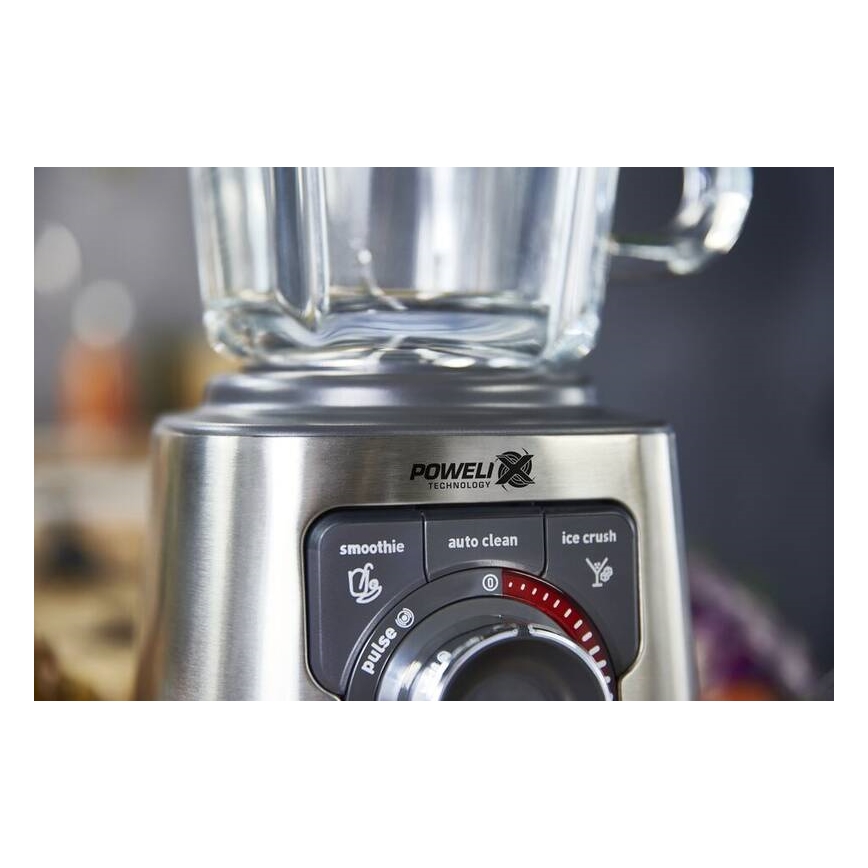 Tefal - Stalinis blenderis 2 l PERFECTMIX+ 1200W/230V matinis chromas/juoda