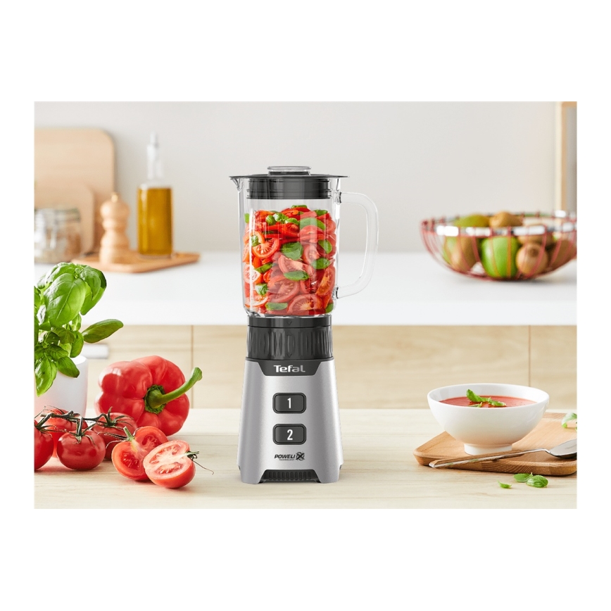 Tefal - Stalinis blenderis BLENDFORCE 400W/230V nerūdijantis/juoda