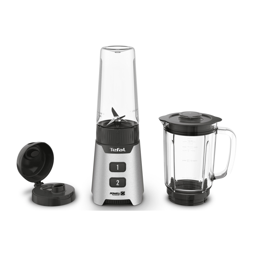 Tefal - Stalinis blenderis BLENDFORCE 400W/230V nerūdijantis/juoda