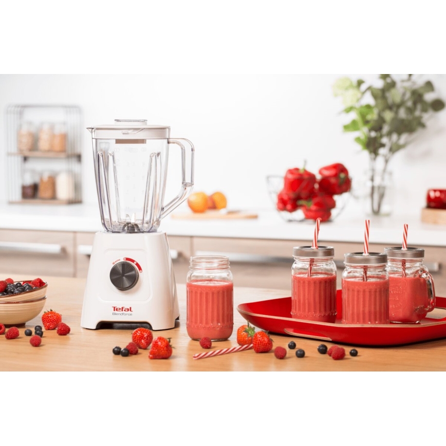 Tefal - Stalinis blenderis BLENDFORCE 600W/230V balta