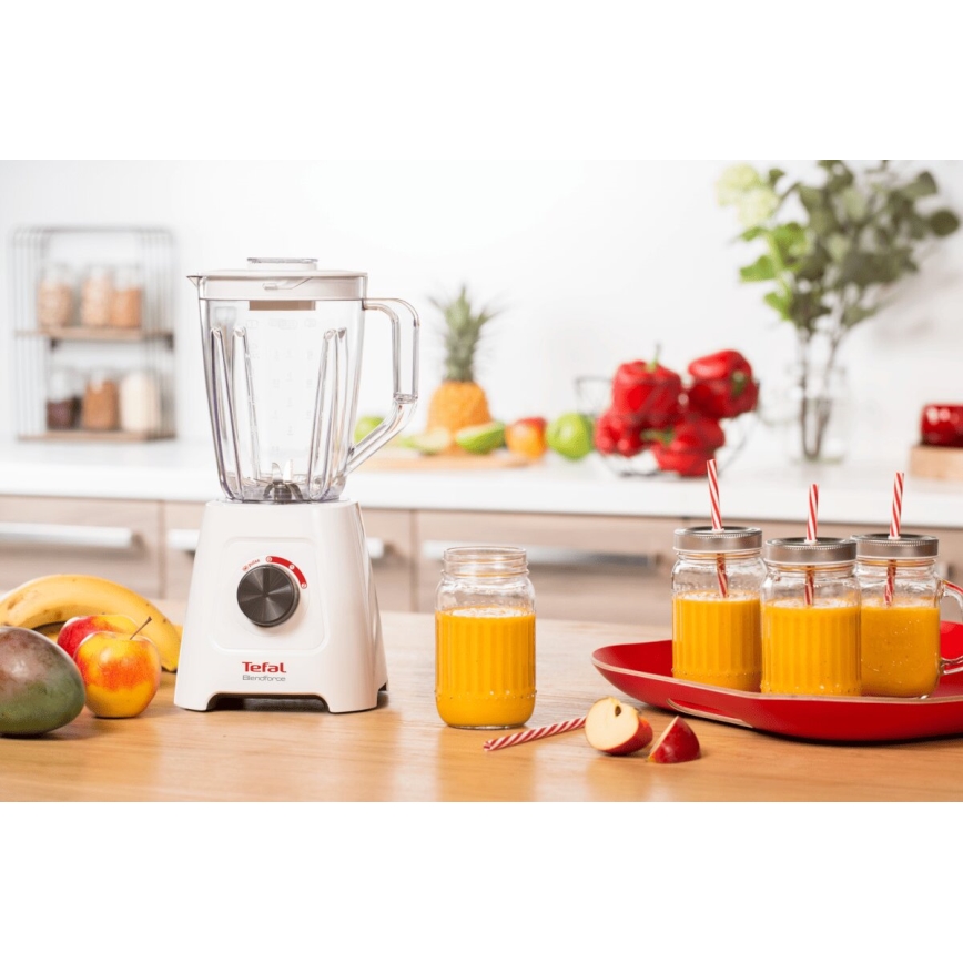 Tefal - Stalinis blenderis BLENDFORCE 600W/230V balta
