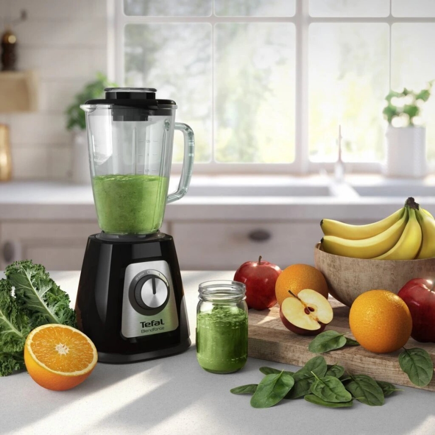 Tefal - Stalinis blenderis BLENDFORCE 800W/230V juoda/nerūdijantis