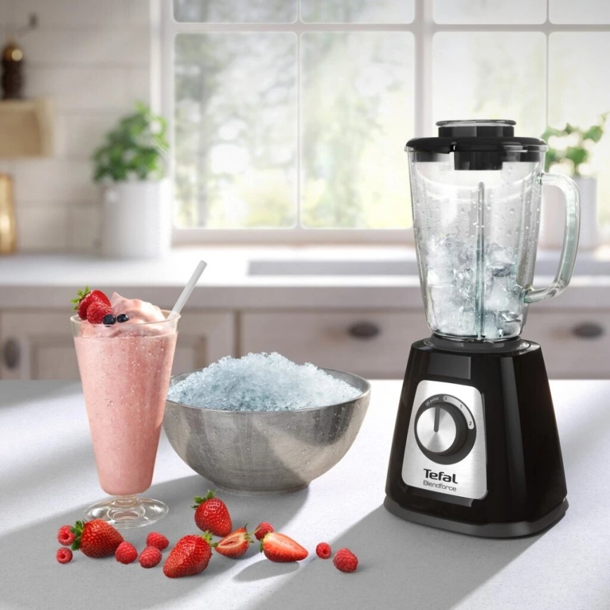 Tefal - Stalinis blenderis BLENDFORCE 800W/230V juoda/nerūdijantis