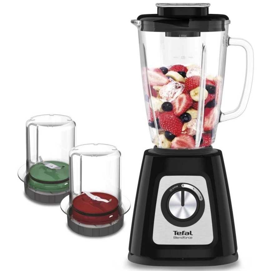 Tefal - Stalinis blenderis BLENDFORCE 800W/230V juoda/nerūdijantis