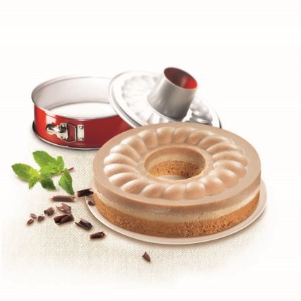 Tefal - Sulankstoma forma Savarin DELIBAKE 27 cm raudona