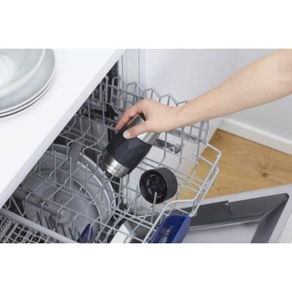 Tefal - Terminis puodelis 300 ml COMPACT MUG nerūdijantis/juoda