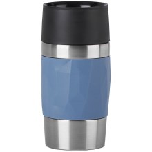 Tefal - Terminis puodelis 300 ml COMPACT MUG nerūdijantis/mėlyna