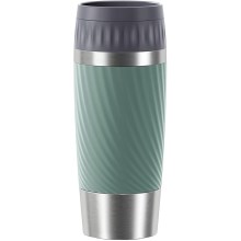 Tefal - Terminis puodelis 360 ml EASY TWIST MUG nerūdijantis/žalia