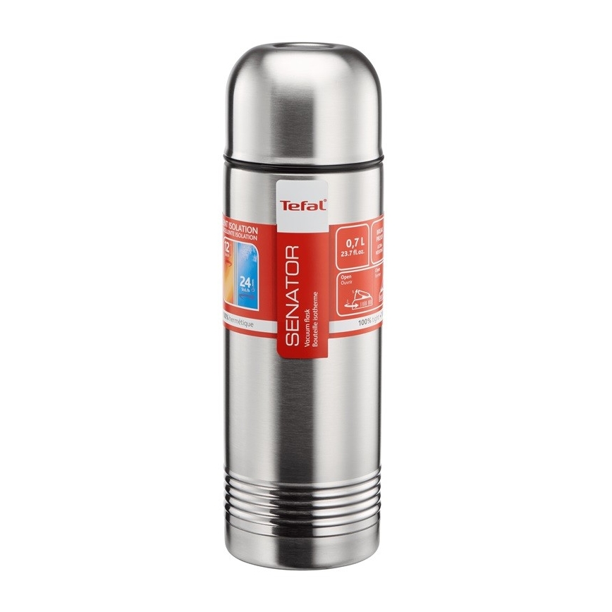 Tefal - Termosas su puodeliu 0,7 l SENATOR nerūdijantis
